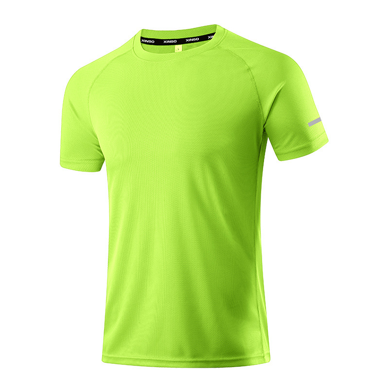 Neon Green Sports T-Shirt  Men's Activewear & Sportswear